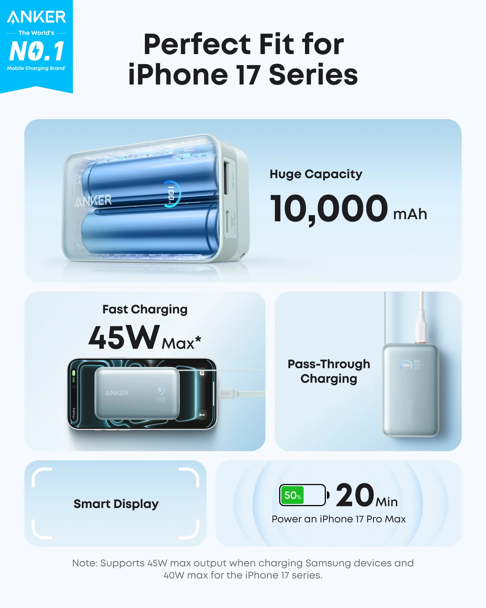 Anker Nano Power Bank (10K, 45W, Built-In Retractable USB-C Cable) - Image 9