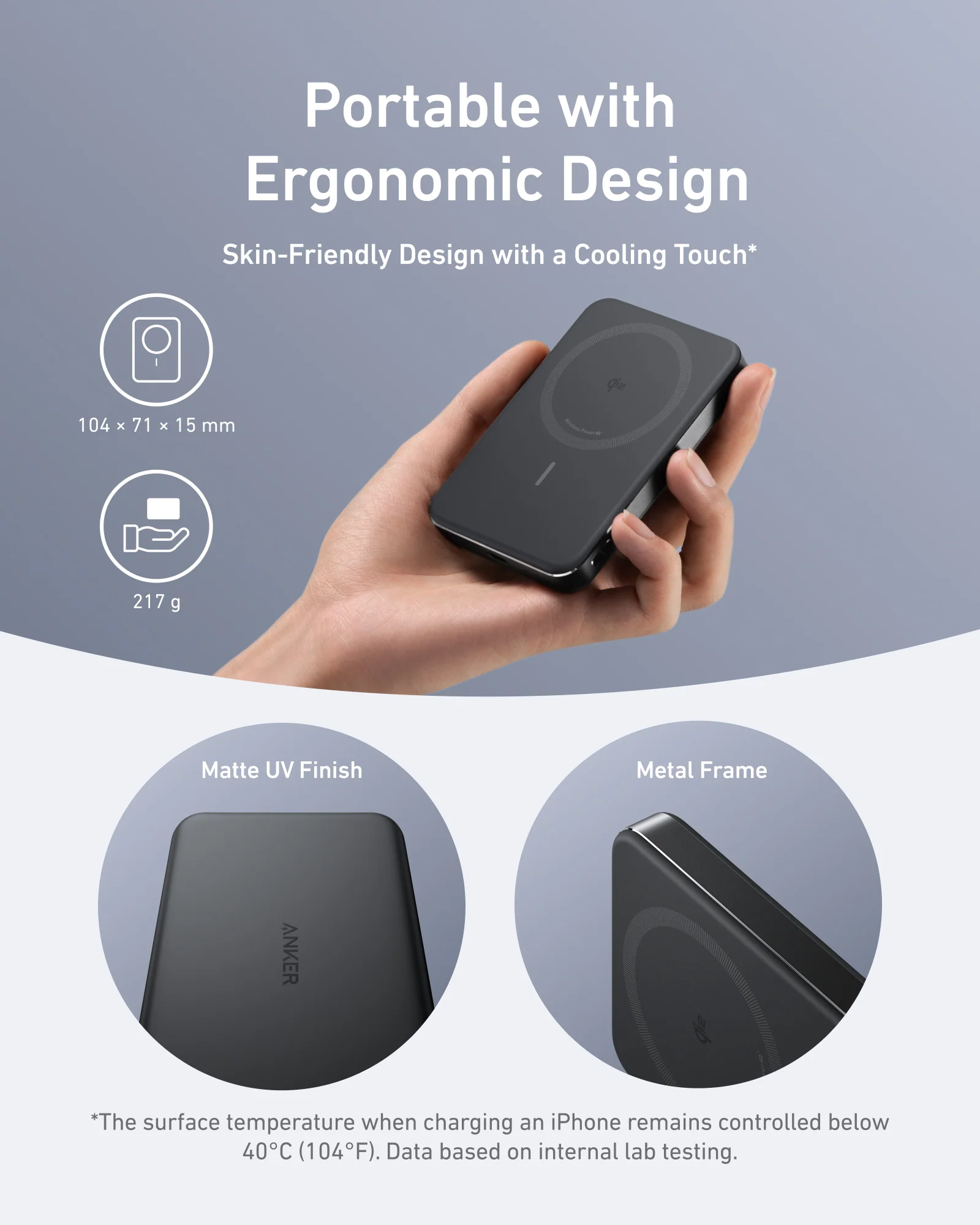 Anker MagGo Power Bank, 10,000mAh Wireless Charger, Ultra-Slim, 15W Fast Charging - Image 10