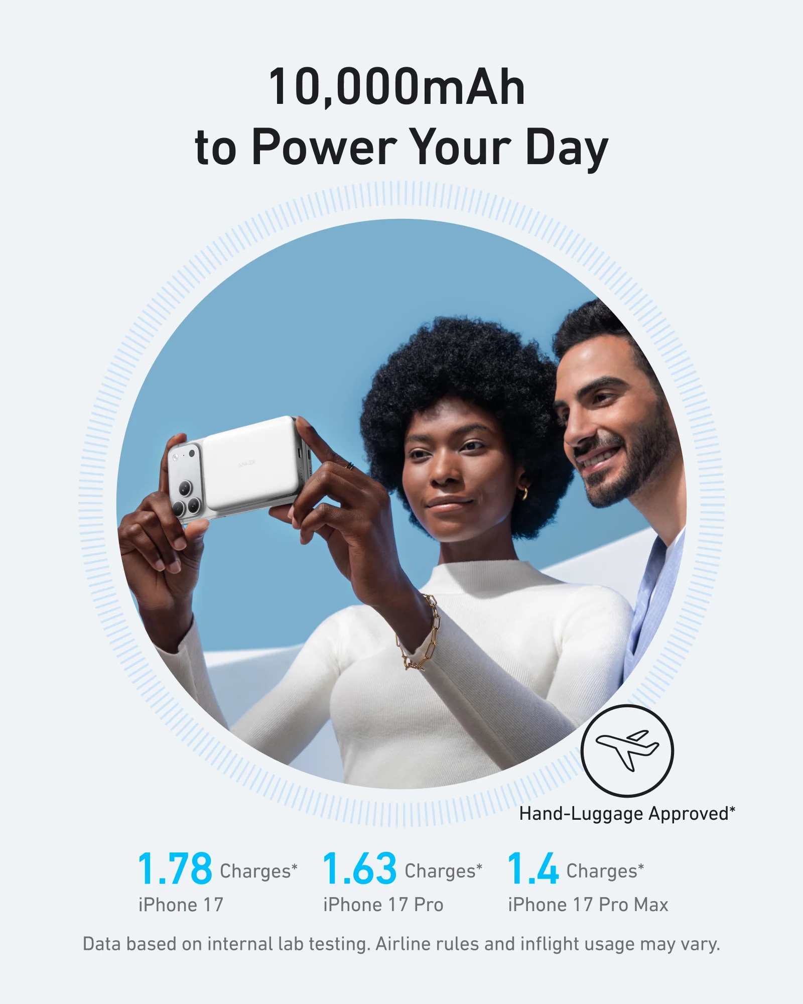 Anker MagGo Power Bank, 10,000mAh Wireless Charger, Ultra-Slim, 15W Fast Charging - Image 5