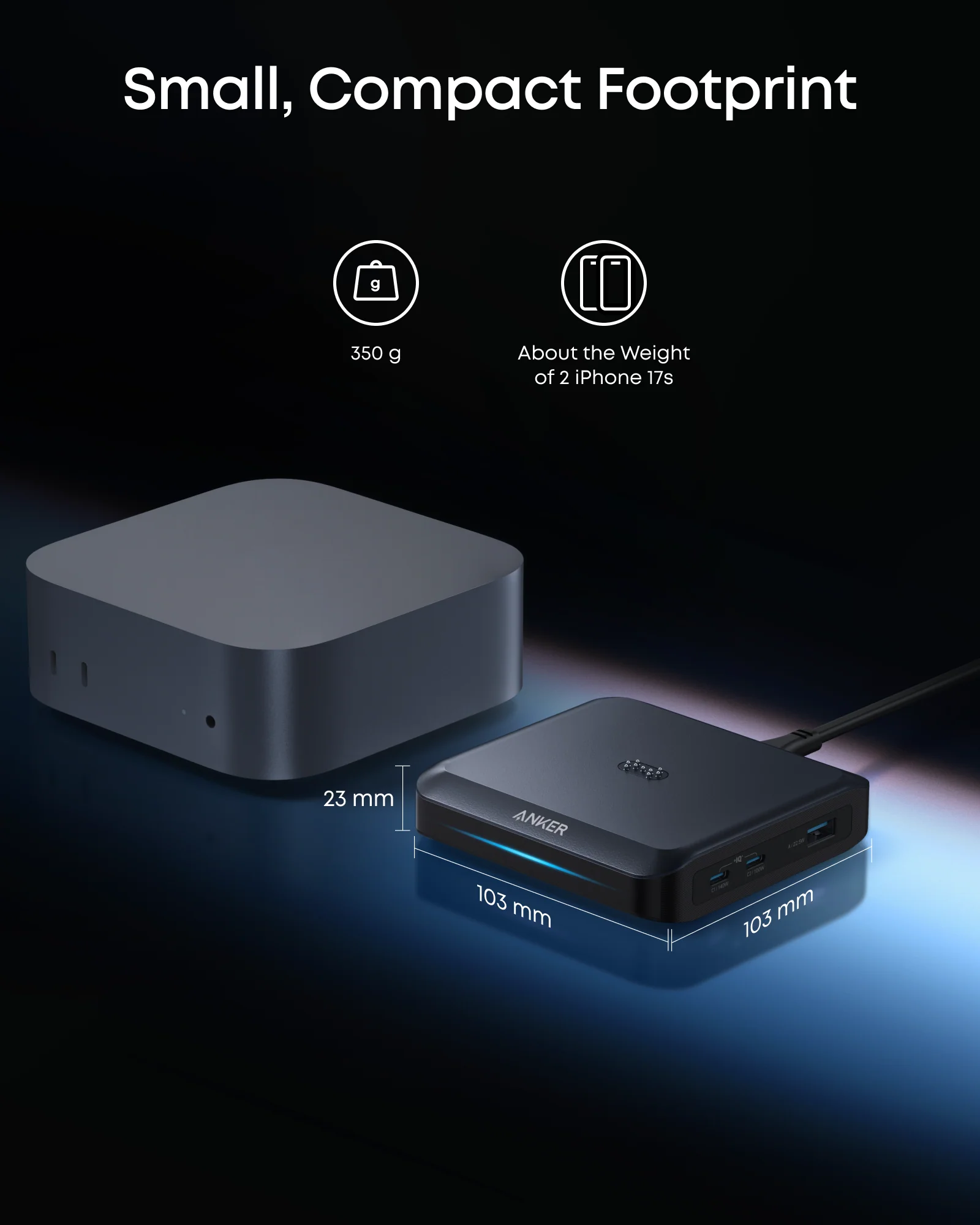 Anker Prime Charging Base (150W, 3 Ports) - Image 3