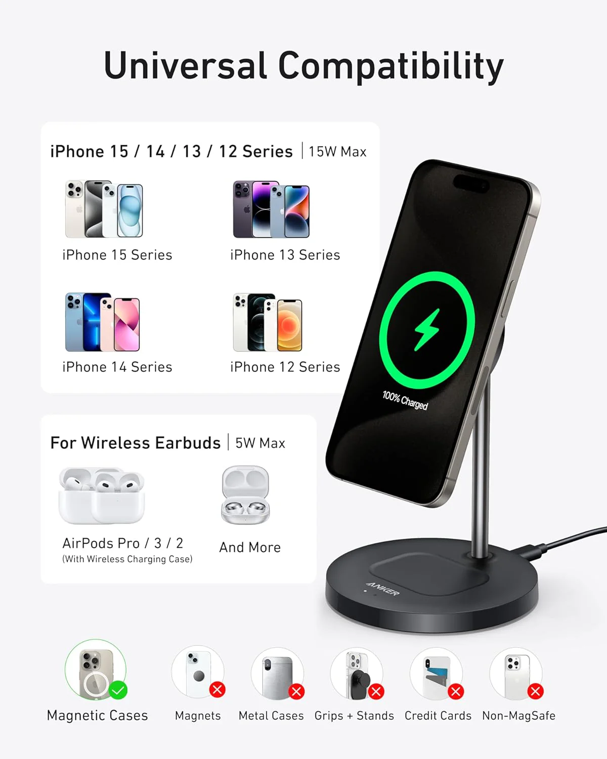Anker MagGo Wireless Charger (2-in-1 Stand) | Exclusive Livestream Offer - Image 12