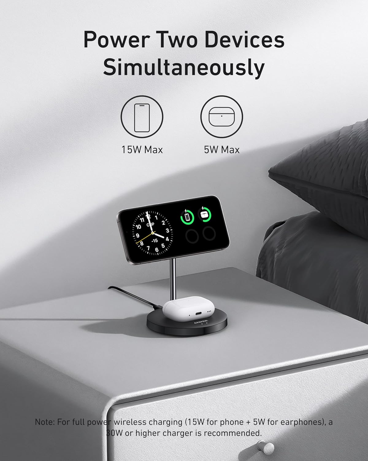 Anker MagGo Wireless Charger (2-in-1 Stand) - Image 5