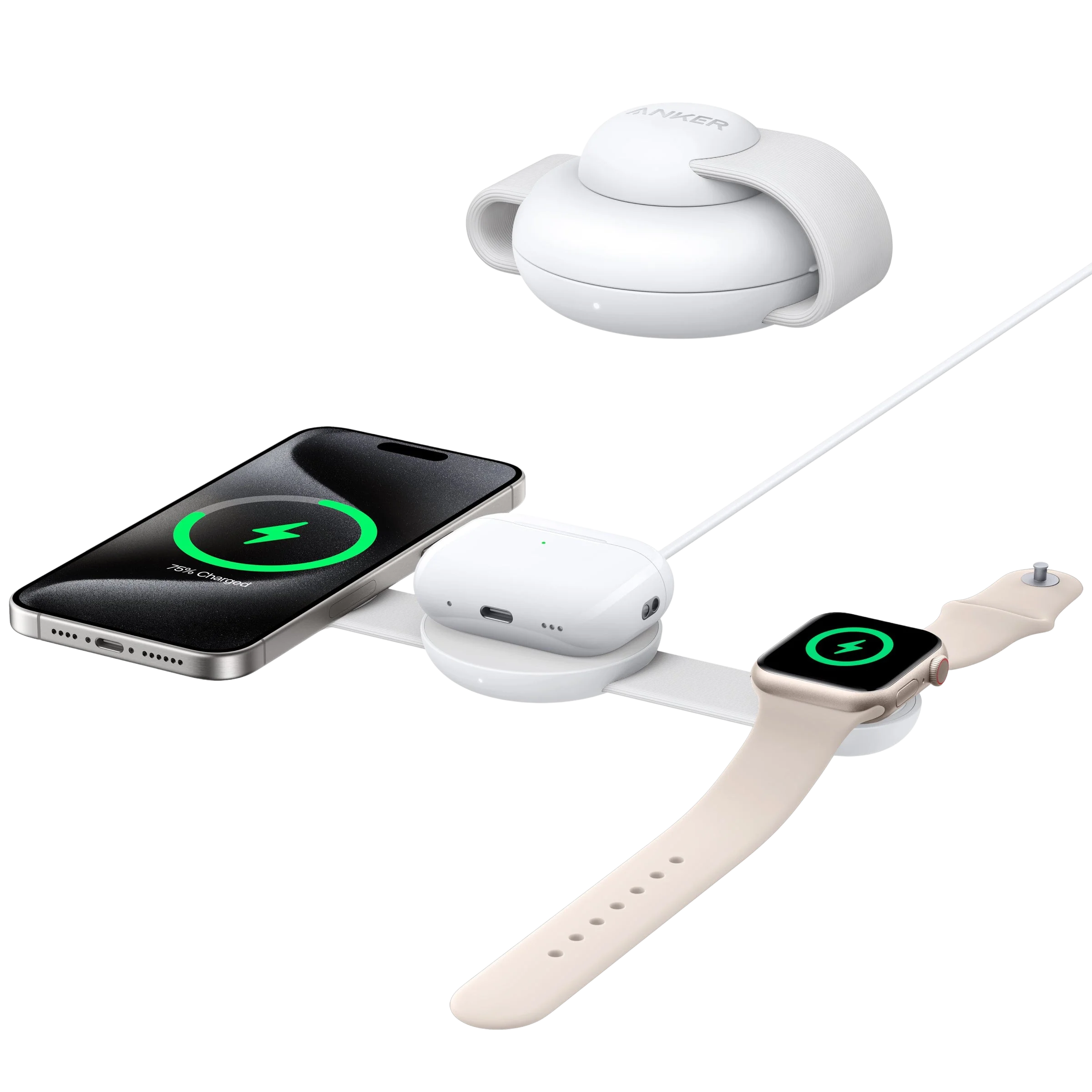 Anker MagGo Wireless Charging Station (3-in-1, Foldable Pad) - Image 13