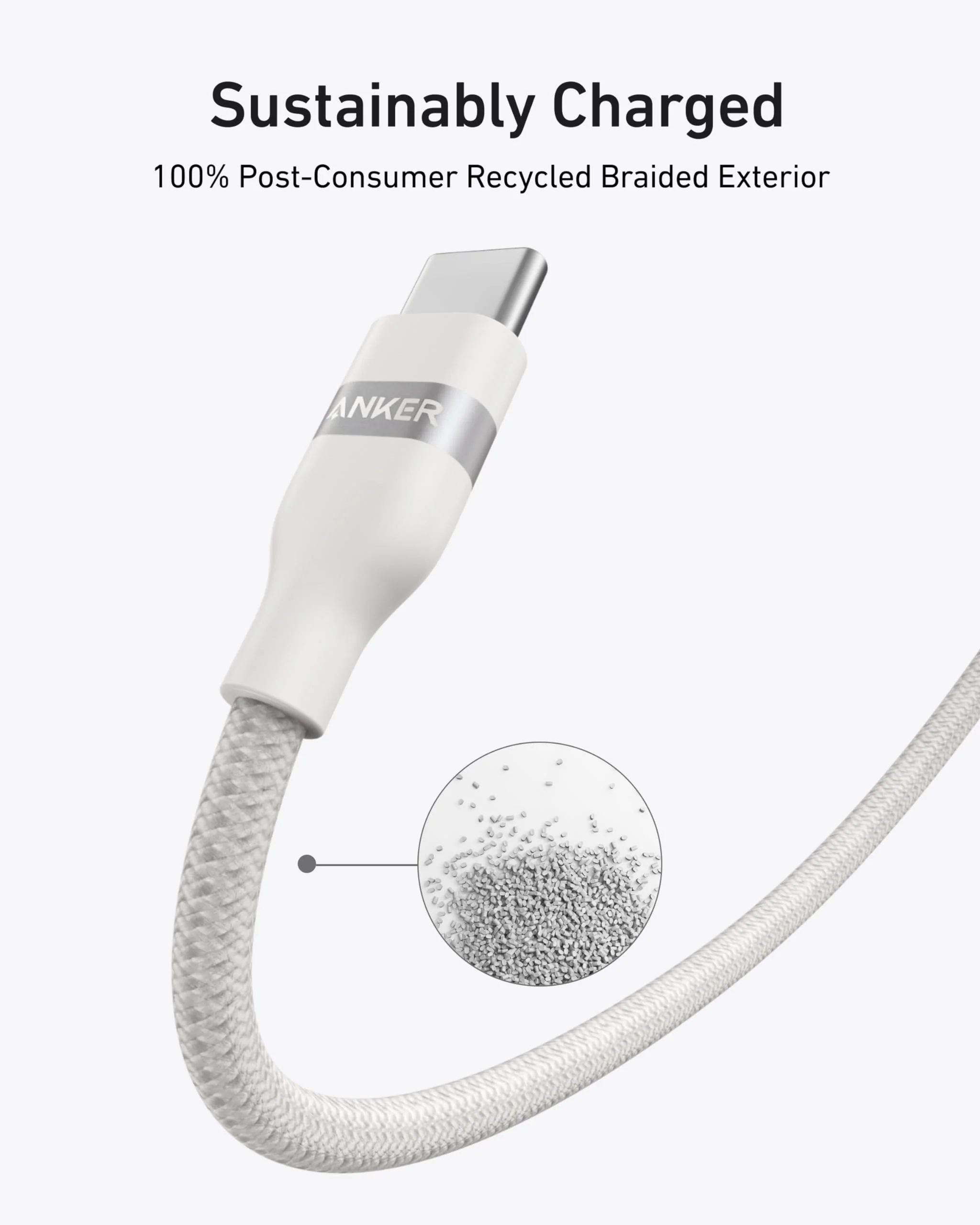Anker USB-C to USB-C Cable (240W, Upcycled-Braided) - Image 33