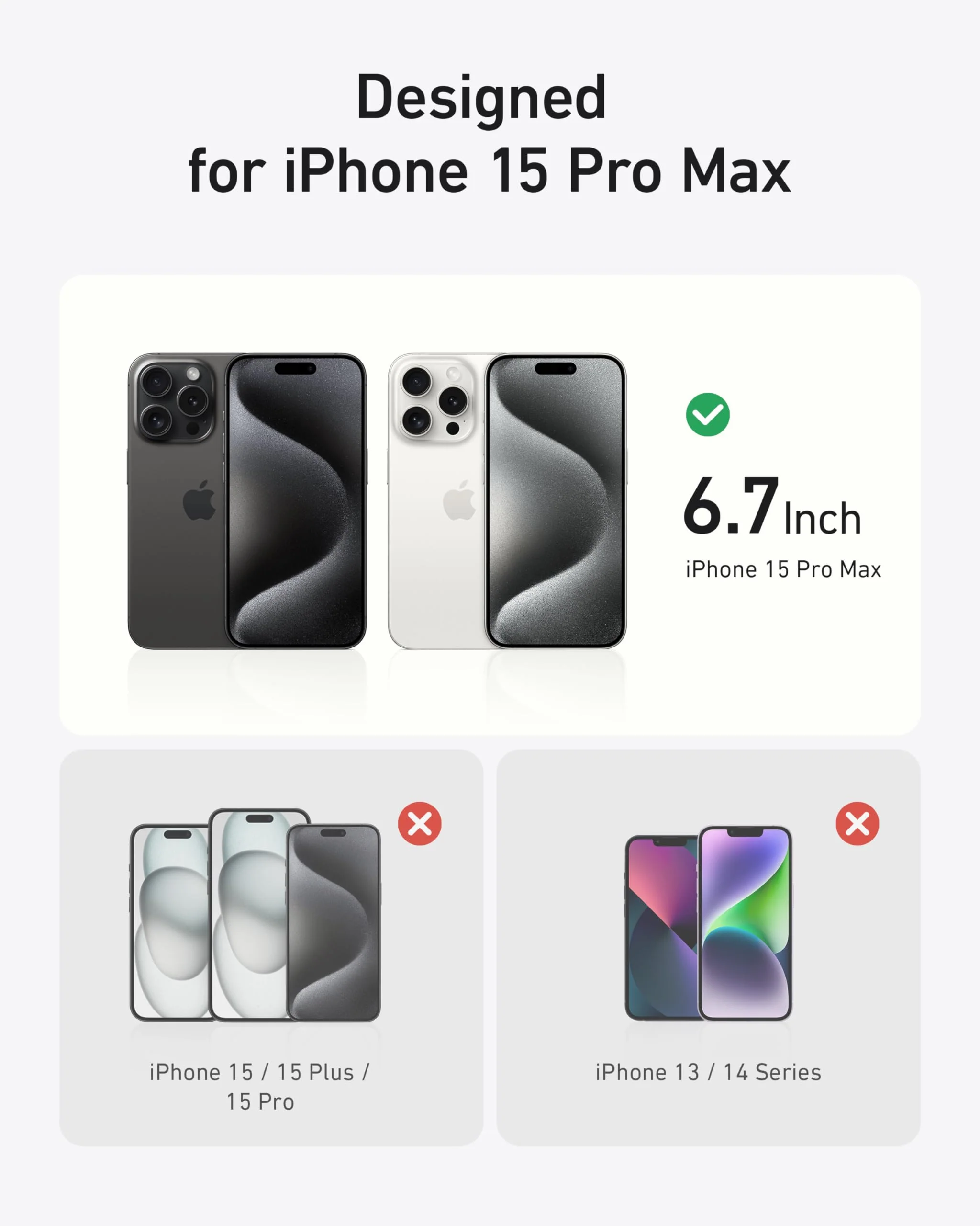 Anker MagGo Magnetic Case with Stand (360° Ring Stand, For iPhone)-Black Stone-iPhone 16 Pro - Image 18