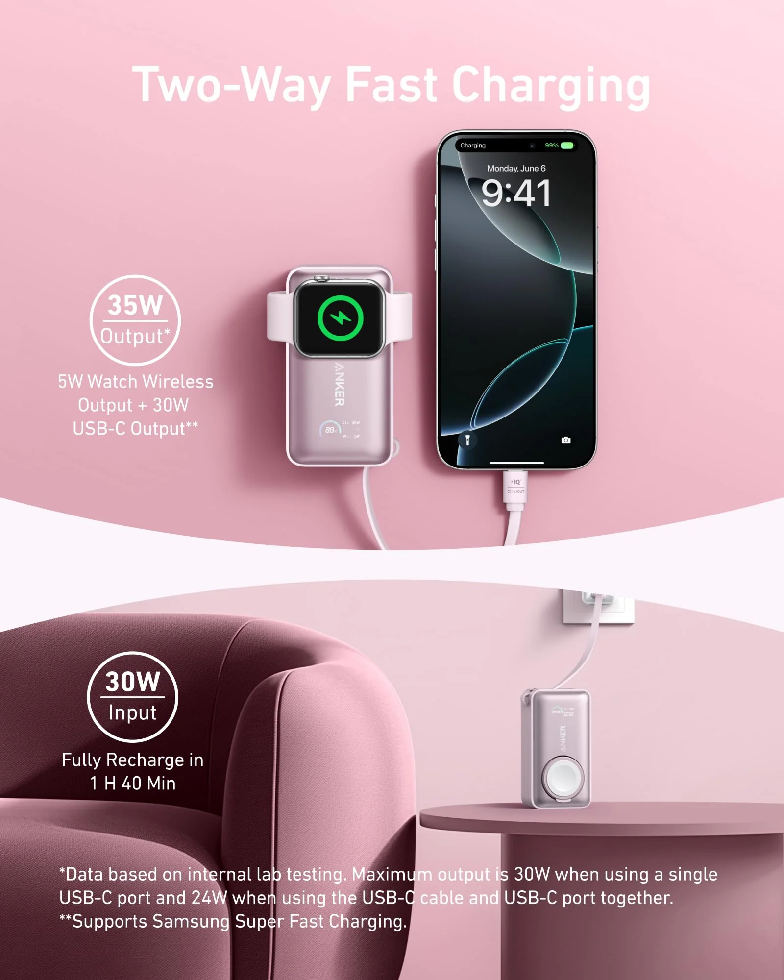 Anker MagGo Power Bank (10K, 35W, For Apple Watch) - Image 21