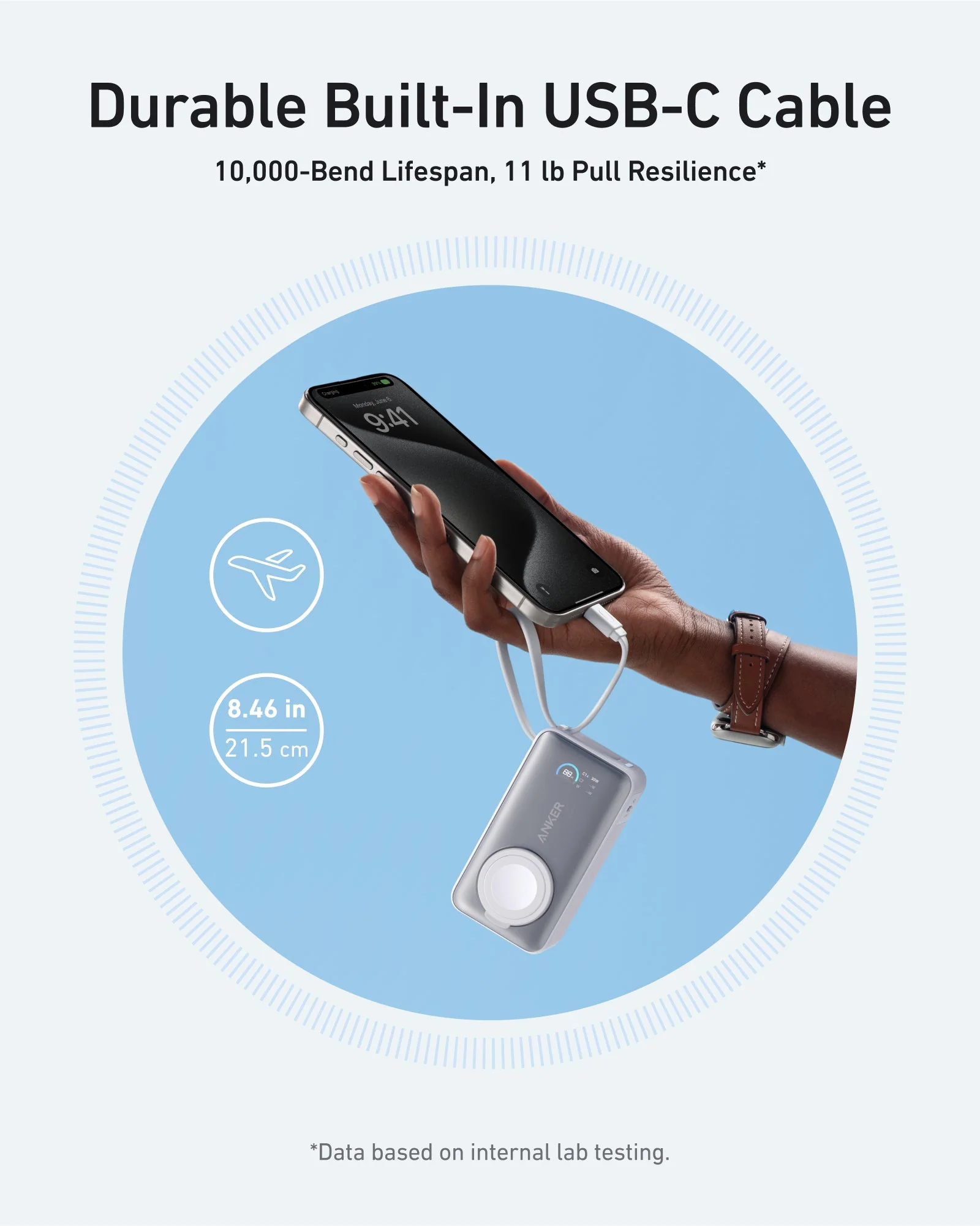 Anker MagGo Power Bank (10K, 35W, For Apple Watch) - Image 5