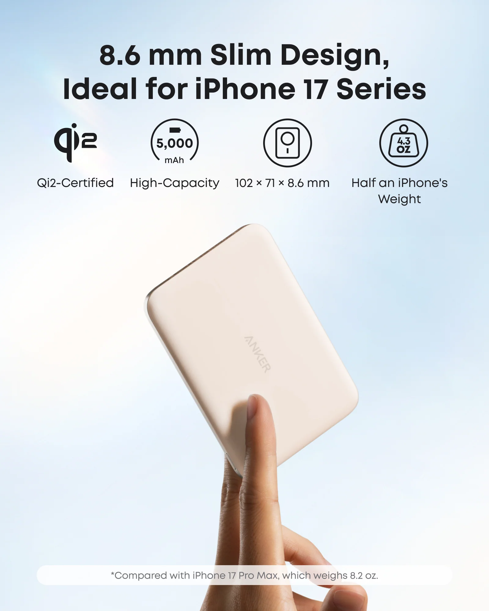 Anker Nano Power Bank, 5,000mAh Wireless Charger, Ultra-Slim, 15W Fast Charging｜2-Pack - Image 21