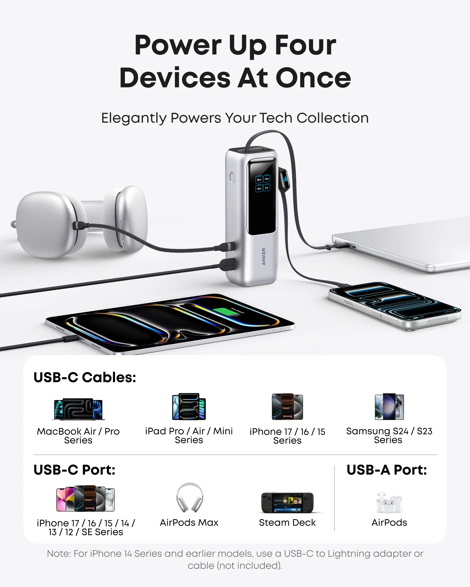 Anker Laptop Power Bank (25K, 165W, Built-In and Retractable Cables) ｜2-Pack - Image 13