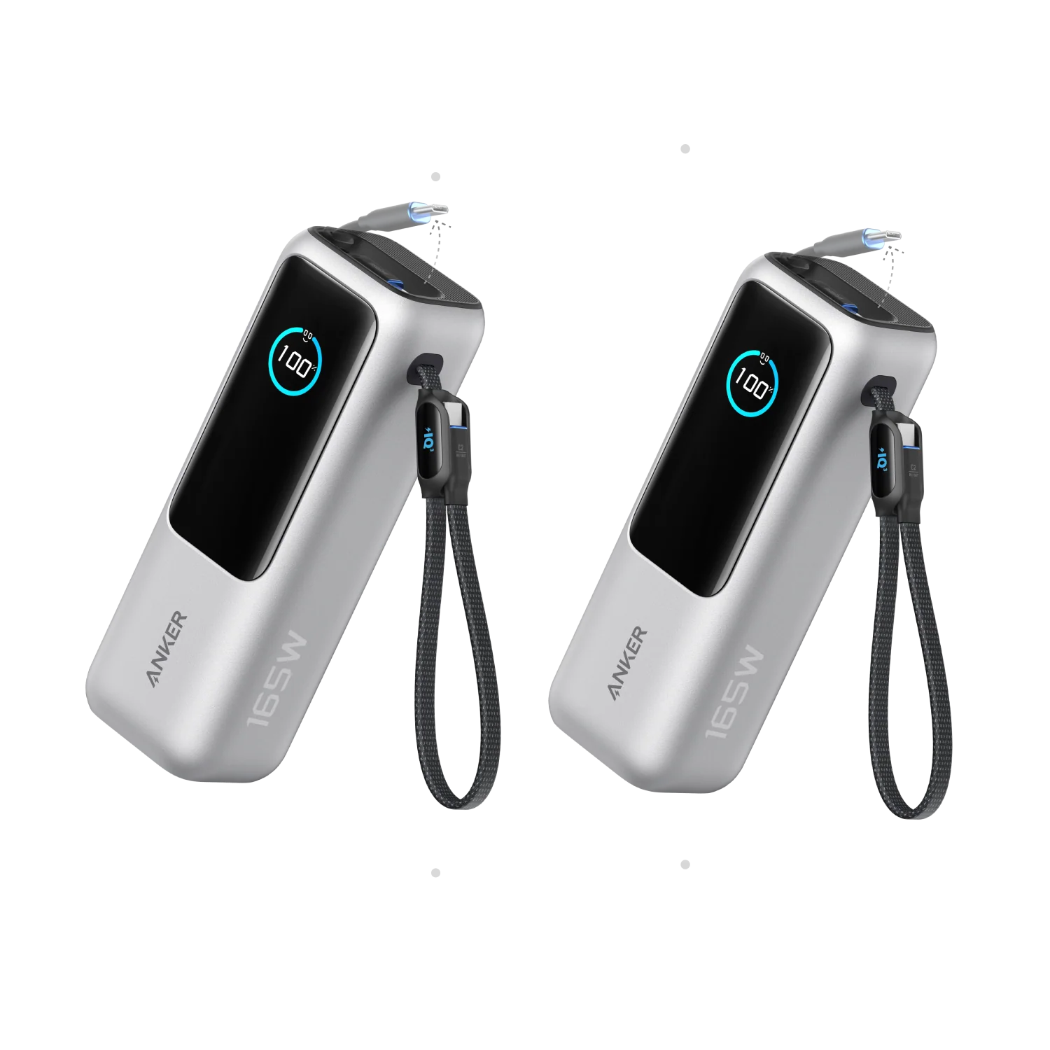 Anker Laptop Power Bank (25K, 165W, Built-In and Retractable Cables) ｜2-Pack - Image 9
