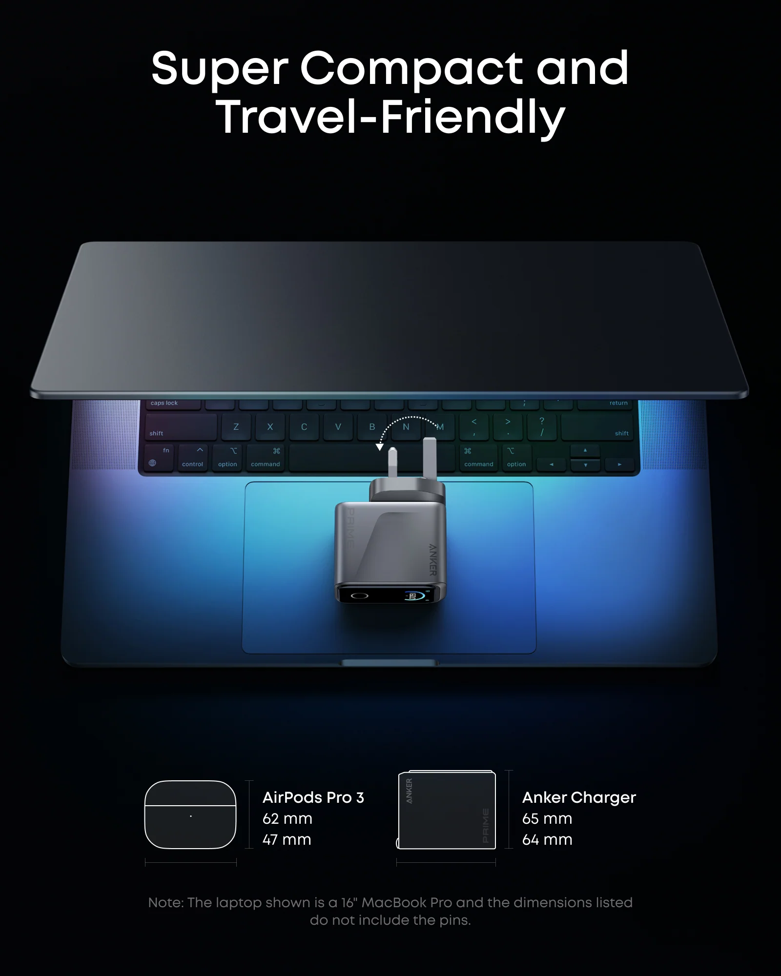 Anker Prime Charger (160W, 3 Ports, Smart Display) with Anker Prime USB-C to USB-C Cable (6 ft) - Image 7